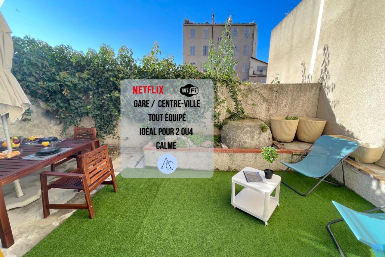 شقة Le Grand Bleu Terrasseclimwifinetflix Proche Gare-Centre مارسيليا المظهر الخارجي الصورة